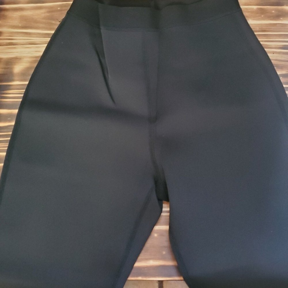 Women's Thermo Body Shaper Yoga Running Capris Black Leggings Size Small